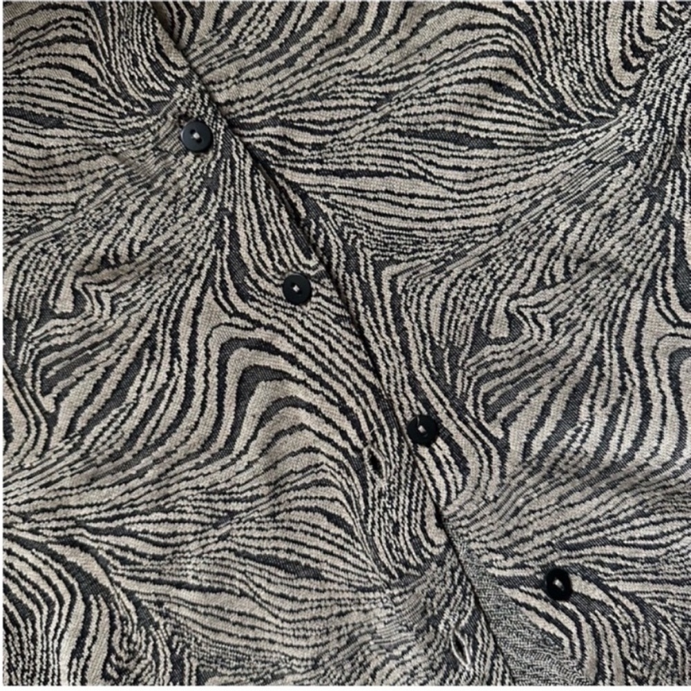 Marble print button down - Picture 7 of 7